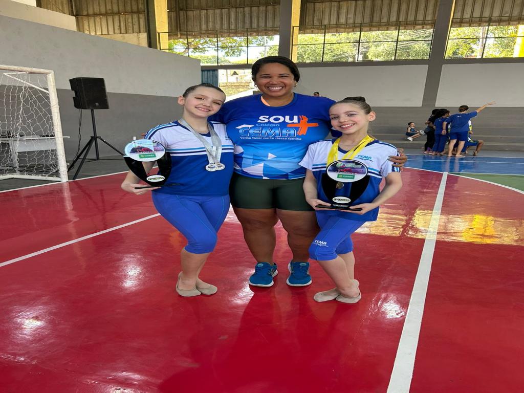 Atletas da Ginástica Rítmica - Jogos Estudantis 2024